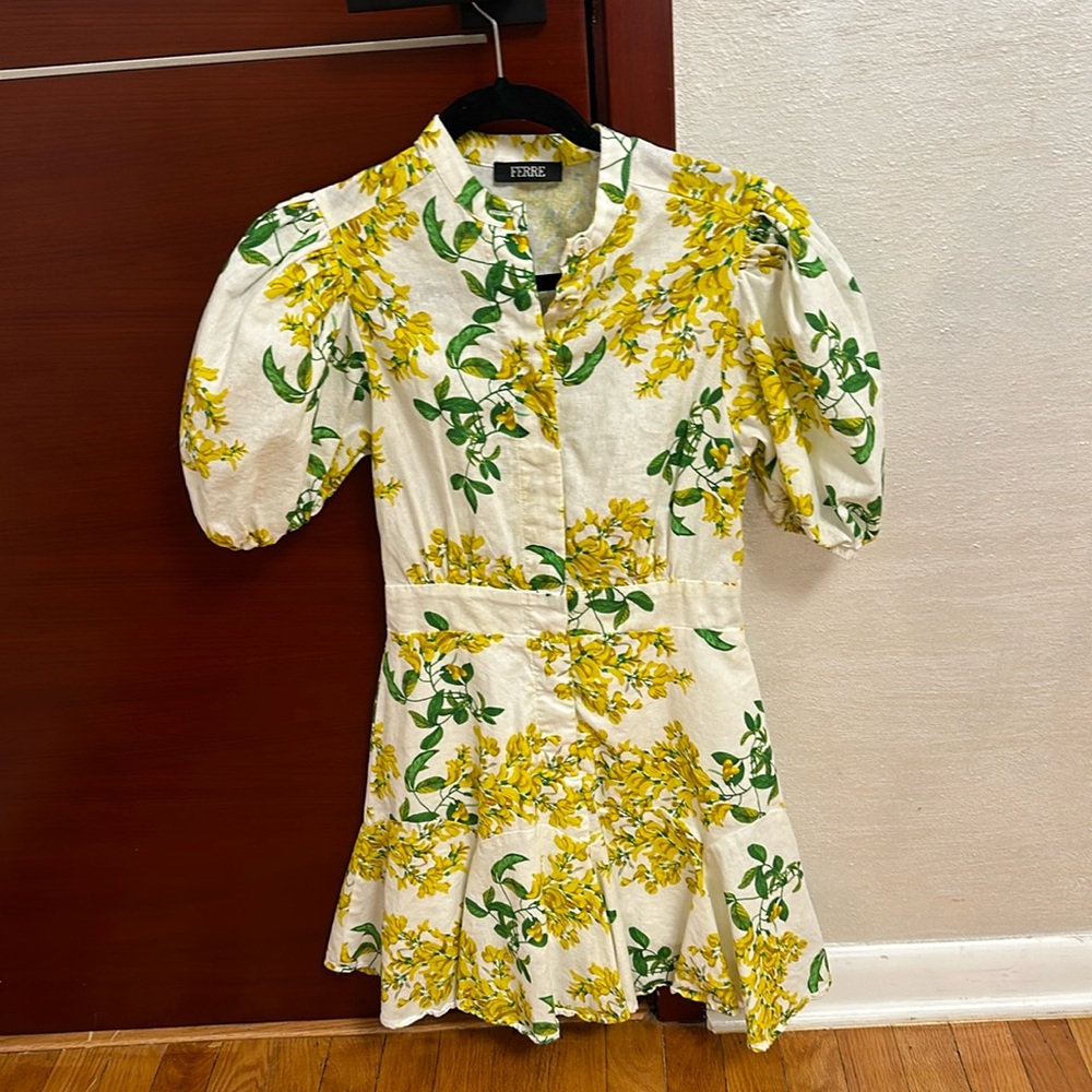 Mini floral dress